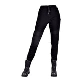 Pantalones vaqueros ajustados de motociclista de cintura media